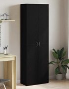 vidaXL Офис шкаф Черния дъб 60 x 32 x 190 cm Инженерна дървесина