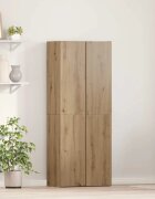 vidaXL Офис шкаф Дъб 60 x 32 x 1525 см Инженерна дървесина