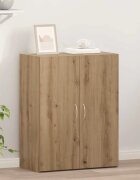 vidaXL Офис шкаф Дъб артизан 70 x 32 x 77.5 см Инженерна дървесина