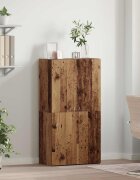 vidaXL Офис шкаф Старо дърво 60 x 32 x 115 cm Инженерна дървесина