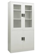 vidaXL Офис шкаф светлосив 90x40x180 см стомана