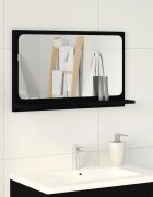 vidaXL Огледален рафт Черния дъб 60 x 105 x 37 cm Инженерна дървесина