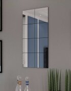 vidaXL Огледални плочки без рамки стъкло 8 бр 205 см