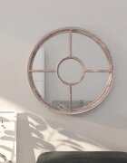 vidaXL Огледало пясъчно 60x4 см желязо кръгло за употреба на закрито