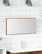 vidaXL Огледало Старо дърво 80 x 37 см Стъкло и инжектирано дърво