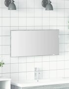 vidaXL Огледало Светло сиво сонома 80 x 37 см