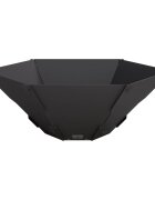 vidaXL Огнище Черно 585 x 515 x 195 см Стомана