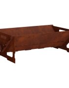 vidaXL Огнище Ръждясало 60 x 40 x 20 см Кортенова стомана