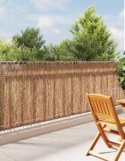 vidaXL Ограда от съчки 400x100 см
