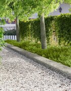 vidaXL Ограда за трева 10 бр. 100 x 30 cm Стомана Сребристо