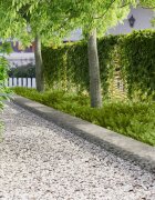 vidaXL Ограда за трева 10 бр. 103 x 30 см Стомана Сребристо