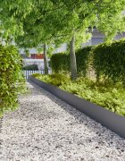 vidaXL Ограда за трева 10 бр. 25 x 103 cm Студено валцована стомана