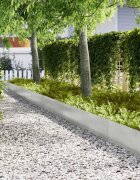 vidaXL Ограда за трева 20 бр. 100 x 005 x 30 см Неръждаема стомана