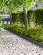 vidaXL Ограда за трева 20 бр. 100 x 20 cm Стомана Антрацит