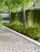 vidaXL Ограда за трева 20 бр. 103 х 15 см Стомана Бяло