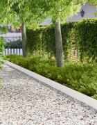 vidaXL Ограда за трева 20 бр. 103 х 15 см Стомана Бяло
