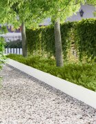 vidaXL Ограда за трева 20 бр. 103 x 30 см Стомана Бяло