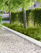 vidaXL Ограда за трева 30 бр. 103 x 20 см Стомана Бяло