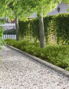 vidaXL Ограда за трева 30 бр. 103 x 20 см Стомана Сребристо