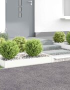 vidaXL Ограда за трева 4 бр. 100 x 60 x 20 см Стомана Бяло