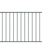 vidaXL Ограден панел Woerden прахово боядисана стомана 163x100 см антрацит