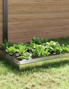 vidaXL Огради за охлюви 8 бр. 100 x 35 x 25 см Галванизирана стомана