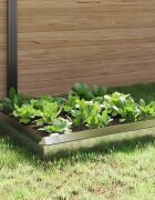 vidaXL Огради за охлюви 8 бр. 100 x 35 x 25 см Неръждаема стомана