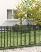 vidaXL Оградна колче BAARLO 200 x 130 см Прахово боядисана стомана