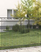 vidaXL Оградна колче BAARLO 200 x 166 см Прахово боядисана стомана