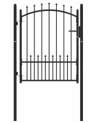 vidaXL Оградна врата с шипове EMMEN 100 x 125 cm