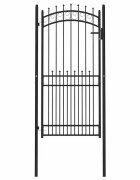 vidaXL Оградна врата с шипове EMMEN 100 x 200 cm
