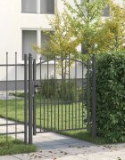 vidaXL Оградна врата с шипове EMMEN 125 x 100 см