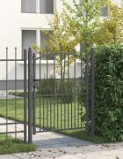 vidaXL Оградна врата с шипове EMMEN 150 x 100 cm