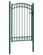 vidaXL Оградни врати EMMEN 104 x 106 cm С ключалка
