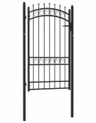 vidaXL Оградни врати EMMEN 104 x 1345 cm С ключалка