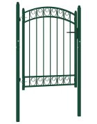 vidaXL Оградни врати EMMEN 104 x 985 cm С ключалка