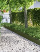 vidaXL Ограничители за тревни площи 10 бр. 103 x 005 x 22 см Стомана