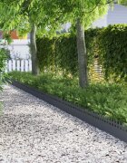 vidaXL Ограничители за тревни площи 30 бр. 103 x 005 x 22 см Стомана