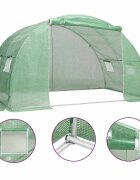 vidaXL Оранжерия 8 м² 2x4x2 м