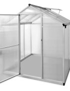 vidaXL Оранжерия подсилен алуминий 346 м²
