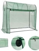vidaXL Оранжерия с врата с цип 200x80x170 см