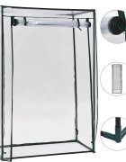 vidaXL Оранжерия за домати 102x52x150 см