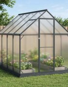 vidaXL Оранжерия за градина 1835 x 2435 x 207 см