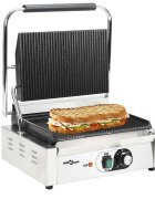 vidaXL Оребрен контактен грил 2200 W 43x305x20 см