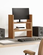 vidaXL Органайзер за бюро дъб артизан 40x17x41 см инженерно дърво