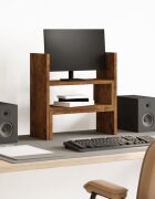 vidaXL Органайзер за бюро опушен дъб 40x17x41 см инженерно дърво