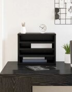 vidaXL Организатор за бюро Черния дъб 36 x 26 x 295 см