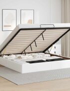 vidaXL Османска рамка за легло без матрак 160x200 см изкуствена кожа