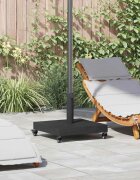 vidaXL Основа за чадър Черно 45 x 45 x 315 см