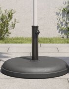 vidaXL Основа за чадър за прътове Ø32/35/38 мм 25 кг кръгла